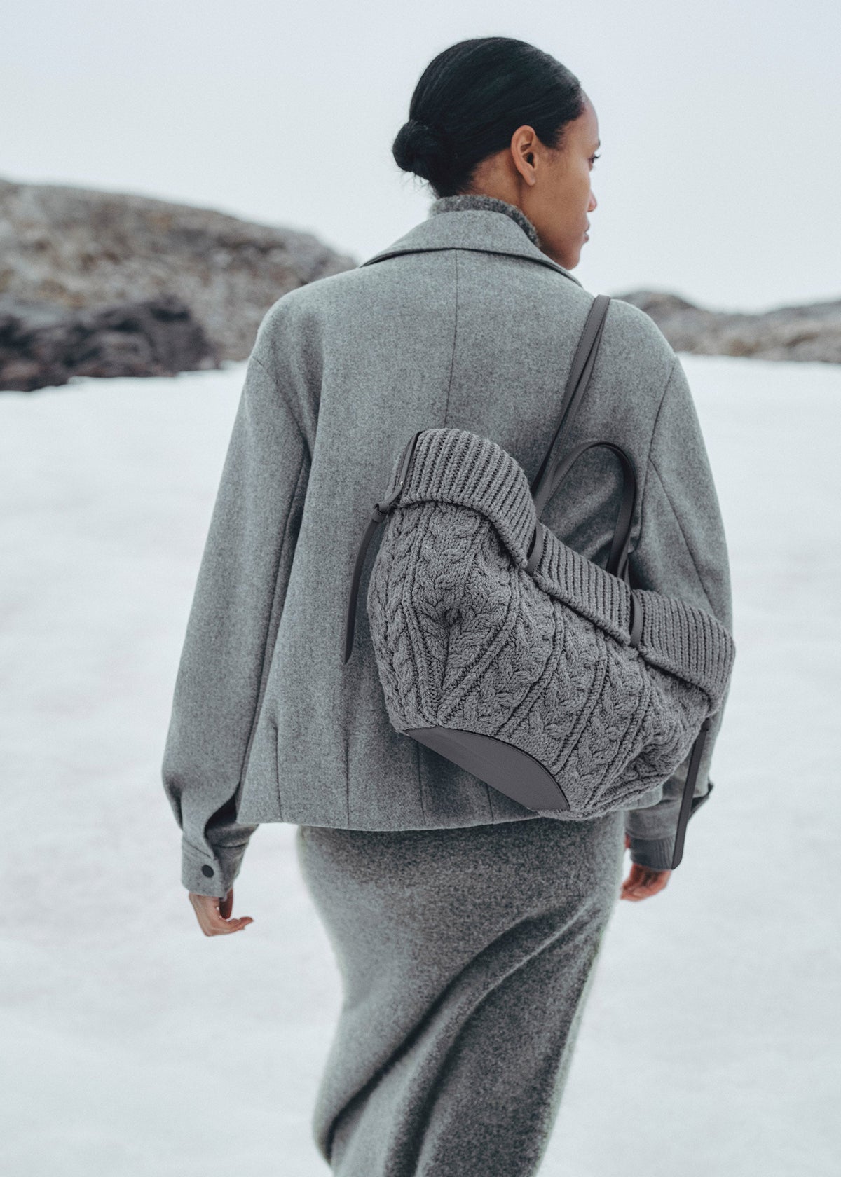 Cyme Mini - Merino Stone